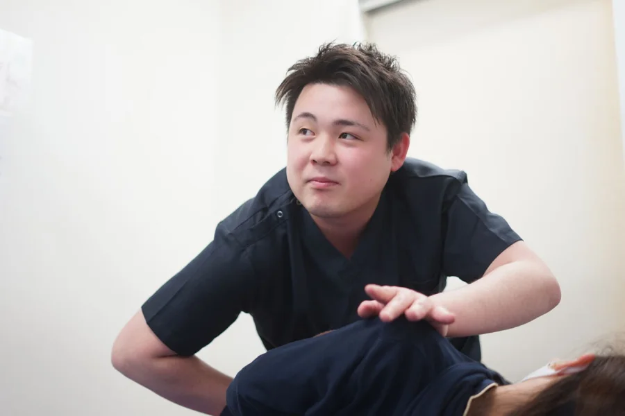 体幹矯正の施術風景