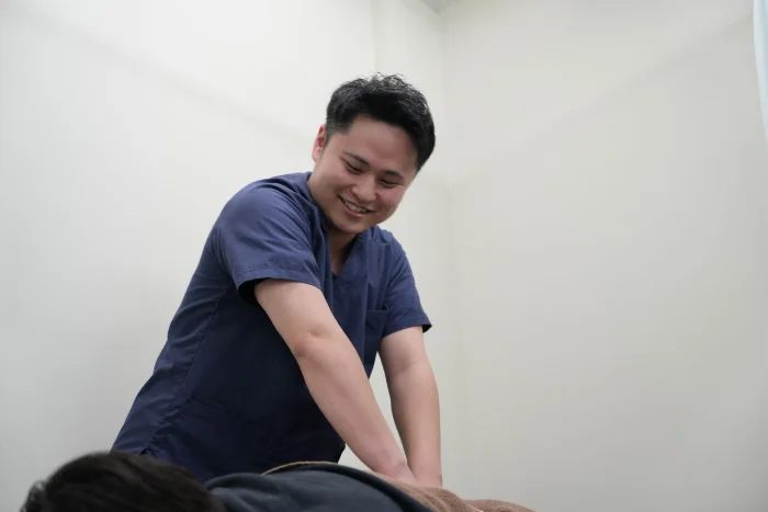 施術の様子