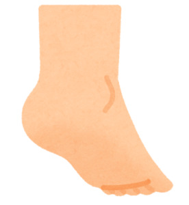 かかとのイラスト